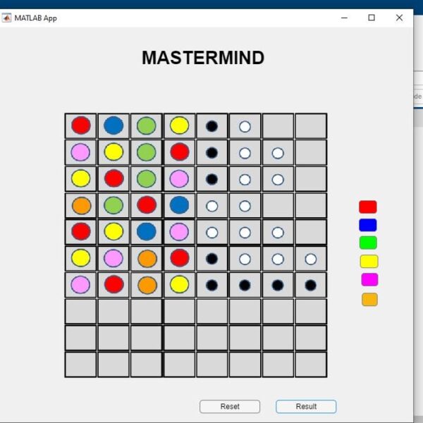 Mastermind game UI